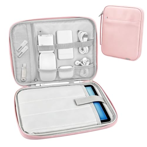 Dadanism 9-11" Tablette Housse Pochette Matelassée de Voyage, Rose