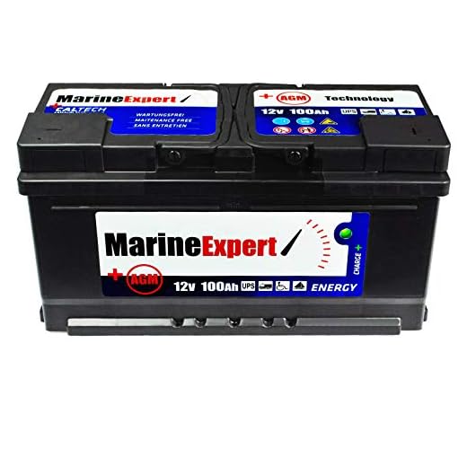 Båtbatteri 100 Ah AGM båt försörjningsbatteri startbatteri batteri 12 V