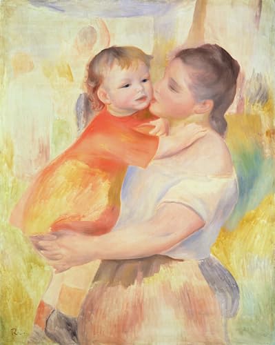 Pintura de lienzo de Renoir para llenar de calidez y arte tu dormitorio