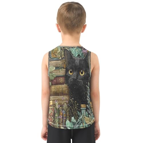Black Books Dark Boys Tank Tops Quik Dry Toddler Tank Top Undershirts T-Shirts for Sports,3T3