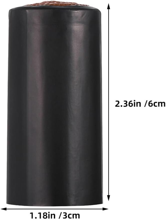 400pcs Wine Bottle Heat Shrink Caps Pvc Wrap Seals for Bottling and Home Wine Storage Black and Gold