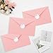 500pcs Pink Thank You Stickers, 1.5 Inch Watercolor Bowknot Thank You Labels, Self-Adhesive Small Business Stickers for Gift Packaging (Pink)