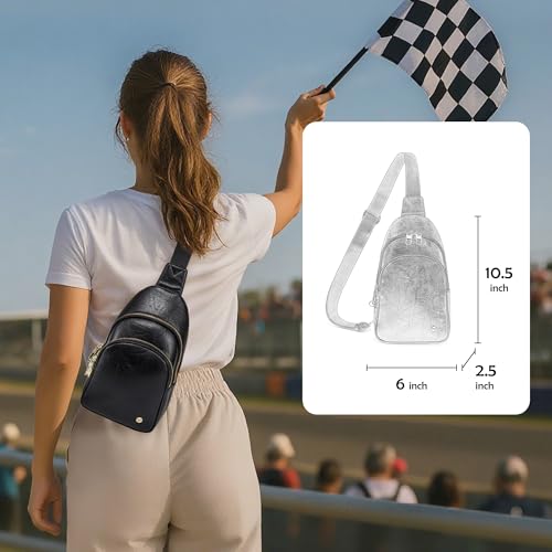 Haytijoe Crossbody Bags for Women Leather Sling Bag Anti-theft Cross Body Bag Travel Sling Purse Chest Bags Fanny Packs3