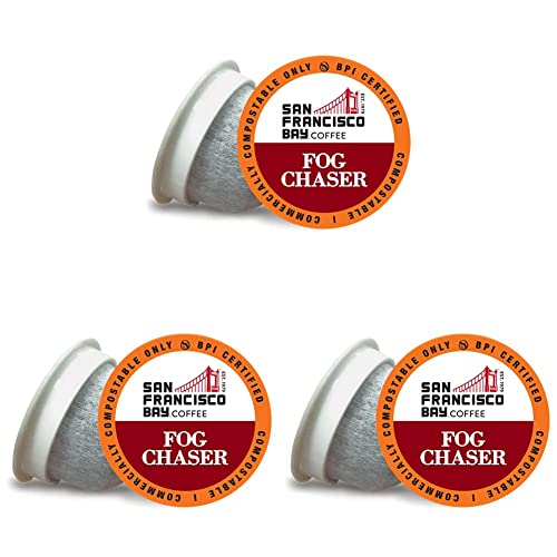 San Francisco Bay Compostable Coffee Pods - Fog Chaser (12 Ct) K Cup Compatible Including Keurig 2.0, Medium Dark Roast (Pack Of 3) #TOP19