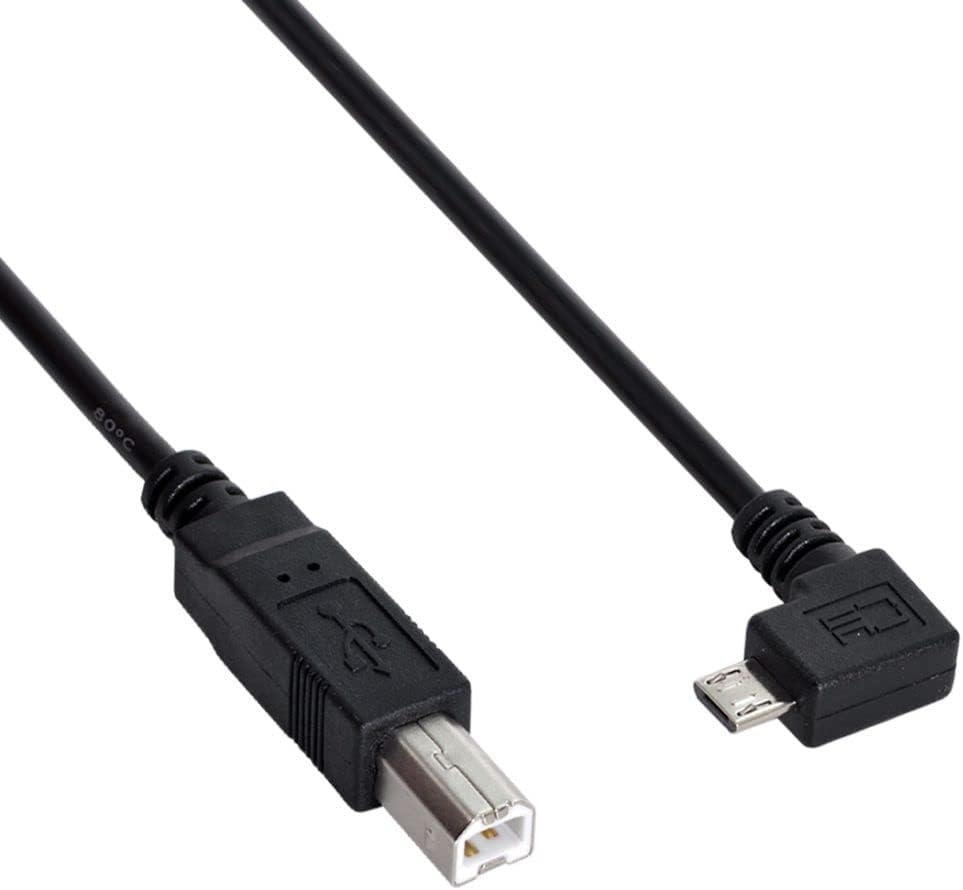 chenyang Yc CY 90 Degree Right Angled Micro USB Printer Scanner Hard Disk Cable (30cm)