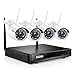 Produktbild ZOSI CCTV 1080P Funk Überwachungssystem 4CH 1080P Wireless NVR Recorder mit 4 Außen 2MP WLAN Überwachungskamera Set ohne Festplatte, Wetterfest, 24M IR Nachtsicht