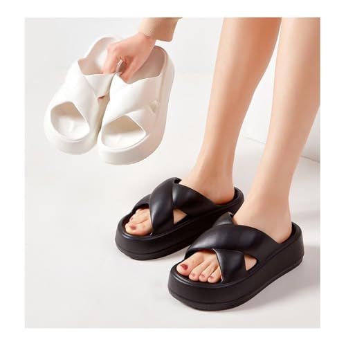 Sandals, Women's Summer Thick Sole Slippers - Soft Indoor/Outdoor Slides Shower Shoes2
