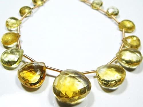 Citrine Faceted Big Heart : créez vos bijoux d'été avec ces pierres naturelles bohèmes