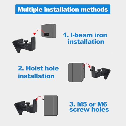 Image of Speaker Wall Mount,Swivel and Tilt,Holds up to 30lbs,2 Packs