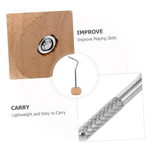 Pieza de madera para pedal de bombo con diseño curvo miniatura 2