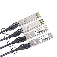 10Gtek für Cisco QSFP-4SFP10G-CU1M, 40Gb/s QSFP+ zu 4X SFP+ Direct Attach Breakout-Kabel, Passiv, 1-Meter(3.3ft) – Ansicht 4