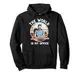 Le monde est mon bureau - Digital Nomad Sweat à Capuche