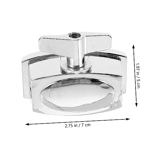 Abrazadera ajustable de montaje para silla de tambor de aleación para tom de piso y partes de tambor de caja miniatura 5