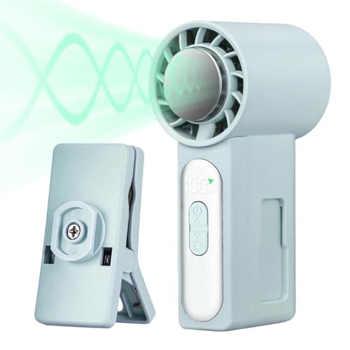 Ventilador de clip recargable y mini para un flujo de aire personal continuo 2