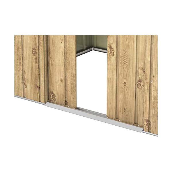 tepro Duramax Top Shed 8 x 6 Metall Gartenhaus aus feuerverzinktem Stahl, Starke verstärkte Dachstruktur, wartungsfrei… – Bild 7