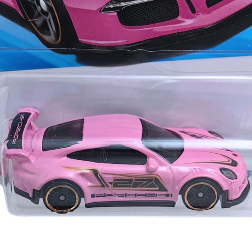 Image of Hot Wheels Porsche 911 GT3 RS Then and Now Ages 3 Years and Up 220 /250 (Pink)