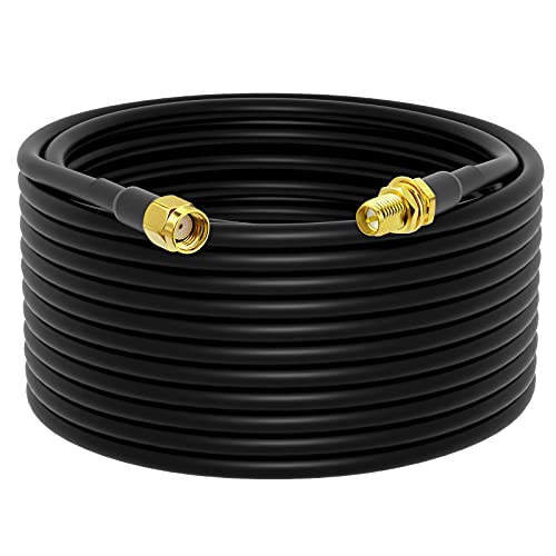 leeyovk RG58 P[u RP SMAXRP SMAIXP[uRlN^ёoAvP[V 10m ᑹ WiFi AeiCX[^[ WLAN A}`A 3G 4G LTE Aeip