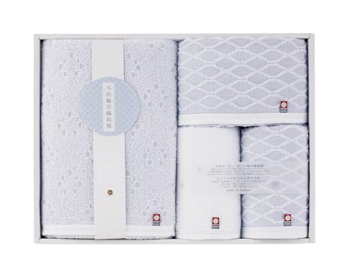 今治輪奈織 タオルセット（バスタオル・フェイスタオル・ウォッシュタオル）