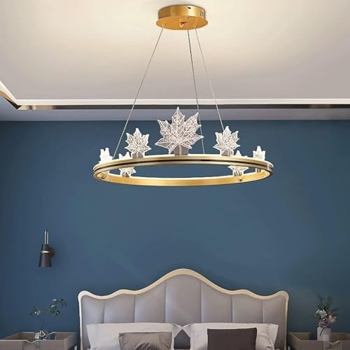 Lustre salon moderne à LED variable en acrylique avec télécommande - 2