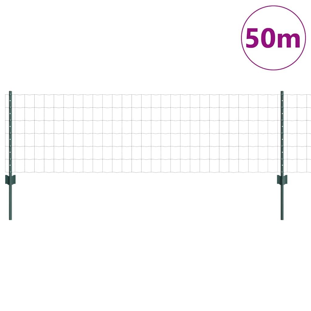 Set di pannelli per recinzione con pali verdi, set moderno per recinzione da giardino e terrazza, pannelli verniciati a polvere, design personalizzabile per composizioni creative all'aperto