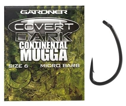 Gardner Tackle Covert Dark Hooks (Full Range) - Carp Barbel Tench Coarse Fishing