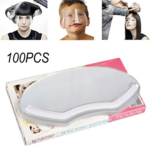 Tingbeauty 100 PCS Microblading Permanent Makeup Shower Face Shields Visors, Disposable Face Shields