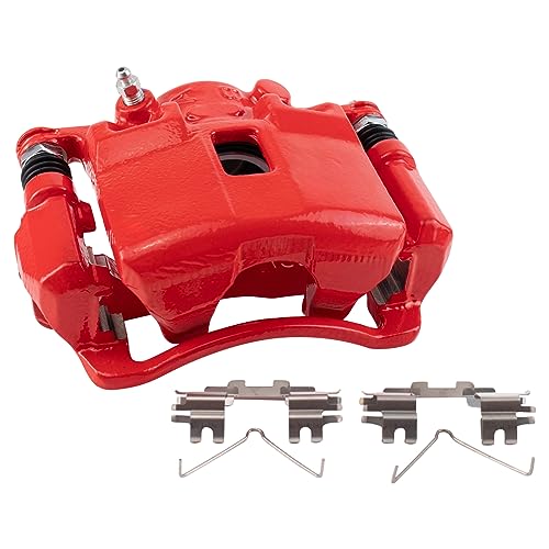 Image of TRQ Performance Front Driver and Passenger Side Brake Caliper Set Compatible with 02-06 Acura RSX Base 03-11 Honda Civic Hybrid 09-11 Civic Hybrid-L 04-05 Civic SI 07-08 Fit