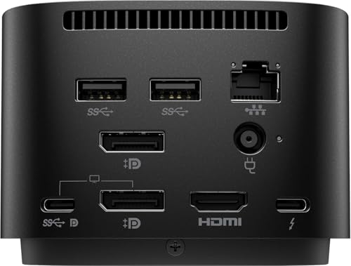 Image of HP Thunderbolt Dock 280W G4 with Combo Cable, Thunderbolt 4, 5 USB, HDMI, 2 Display Port, RJ-45, with a Single Cable Connection to Any Brand Laptop (4J0G4AA#ABA) Bundle with Docztorm Hub