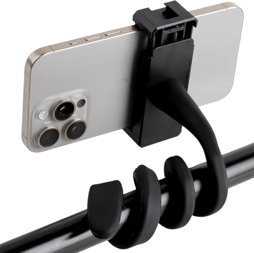 BLMHTWO Handyhalterung Kinderwagen,Kinderwagen Zubehör Flexible Biegbar Handyhalterung Kinderwagen für Fahrräder, Laufbänder