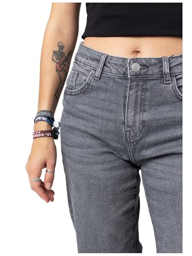 Jean Gris foncé Regular Noisy May coupe ample sans contrainte