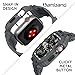 amBand Bands Compatible with Apple Watch 9/8/7 45mm, M1 Sport Series Rugged Case with TPU Strap Military Protective Tough Cover Bumper for iWatch SE3/SE2/SE/6/5/4/3 44mm 42mm Men Gray