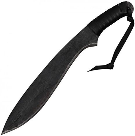 Kukri Machete with Carbon Sharp Blade Durable Heavy Duty Carbon Sharp Blade Durable Full Tang 19" Overall + Sheath