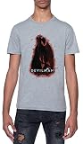 Devilman Crybaby Devil T-Shirt Gris Homme Manches Courtes Col Rond Grey Mens XS