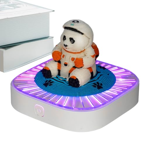 Calendrier 3D 2026 panda pour organiser son bureau et décorer avec style