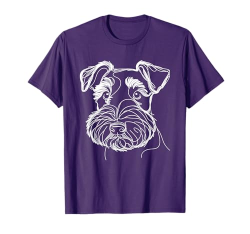 Line Art Lakeland Terrier Terriers Lakie T-Shirt