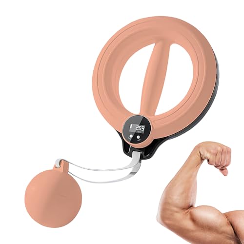 Dispositivo de fitness ergonómico con pantalla LED para entrenamiento muscular, entrenador de antebrazos, rotación de 360°, dispositivo de entrenamiento de pectoral, quema de grasa, gimnasio en casa