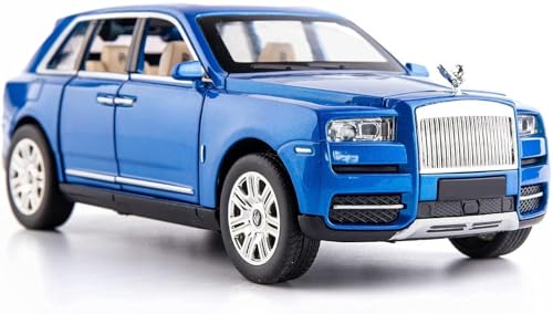 Image of 1:24 Scale Big Rolls Royce Cullinan Toy Car | Metal Pullback Diecast Car for Kids with Openable Doors, Sound, Light Effects Toy for Car Enthusiasts (Color As Per Available)
