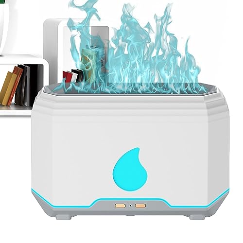 RUTAVM クールミストアロマディフューザー - フレームアロマセラピー加湿器気化器 | キャンプ、自宅、デスク、寝室、旅行用のセラピーフレグランスオイル加湿器気化器の商品画像（Amazon）