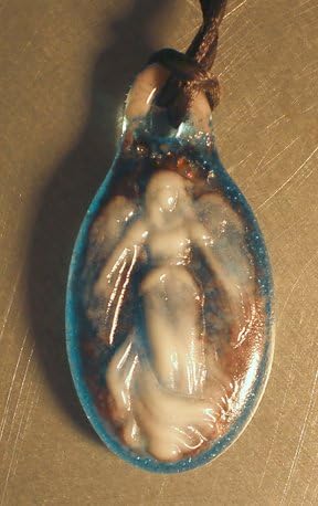 Angel Cameo Casting Jewelry Mold for Fusing Glass Frit Retails $15