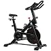 SPORTNOW Exercise Bike for Home Gym, Indoor Stationary Bike with Smart APP, 0-100% Magnetic Resistance, Adjustable Seat & Handlebars, LCD Display, Device & Water Bottle Holder, Wheels, 120kg Capacity