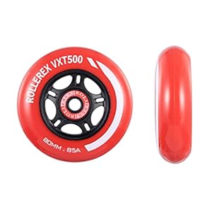 Rollerex VXT500 80mm Inline Skate Rollen - Rocket Red (2er)