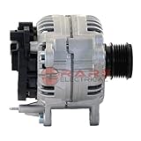 RAREELECTRICAL New Alternator Compatible With Volkswagen Transporter 2.5L 2001-03 0124615006