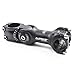 MTB Stem 31.8 90mm 0-60 Degree Adjustable Bike Stem Wake Mountain Bike Stem Short Handlebar Stem for Most Bicycle, Road Bike, MTB, BMX, Fixie Gear, Cycling (Aluminum Alloy, Lightweight, Black)