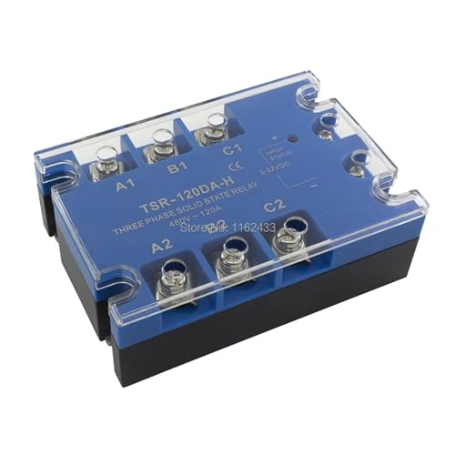 SSR TSR-120DA-H relais statique triphasé CC AC 120 A 480V commutateur statique
