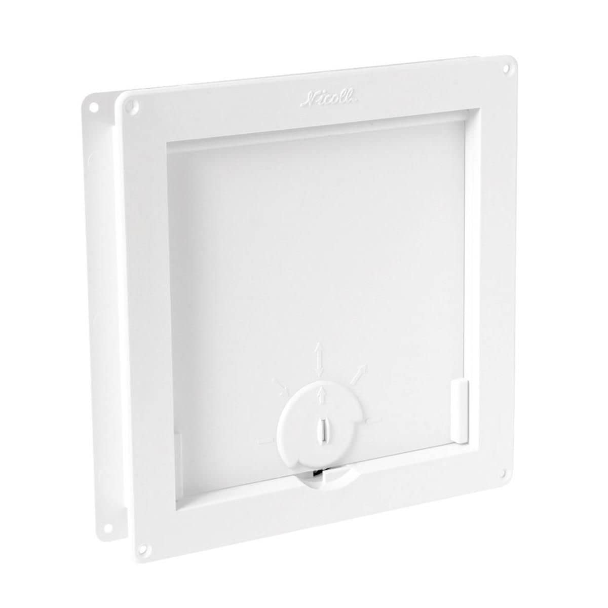 Nicoll puerta gatera - blanca mi8b