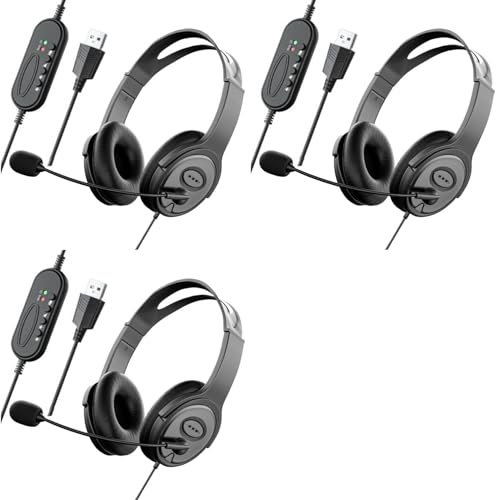 Casque stéréo élimination bruit de fond pour travailler et appeler sur Zoom