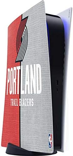 Skinit Decal Gaming Skin Compatible with PS5 Digital Edition Console - Officially Licensed NBA Portland Trail Blazers Canvas Design