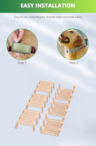 Bouge GPS XL Gummiklammern für Traktive GPS Hundehalsband-Locator-Tracker, Hund und Katze Haustier Aktivitätstracker Gummiklammern - XL 6 Stück