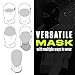 We Ball Sports Adult Ski Mask, Hood Balaclava | Full Face, Tight Fitting, Lightweight, Windproof & Moisture Wicking Sheisty Mask (Black, Regular)