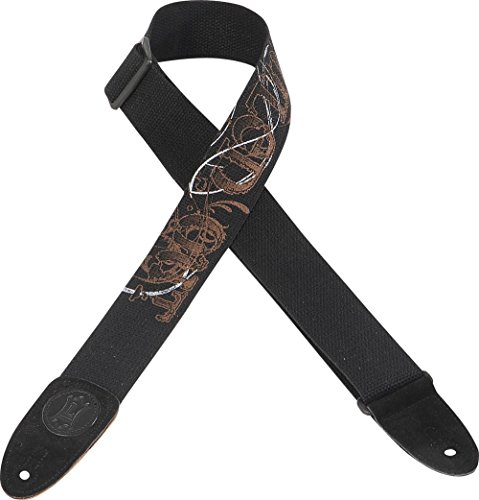 Levy’s Leathers Sangle de guitare (Mssc8 C-001) - Les Beatles, Paul McCartney, John Lennon, RIngo Starr, George Harrison Levy's Leathers Sangle de guitare (Mssc8 C-001)